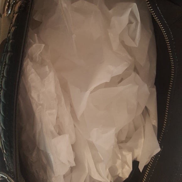 Coach New Poppy Sateen Signature Bonded Tote Zip 18676 - Picture 4 of 5